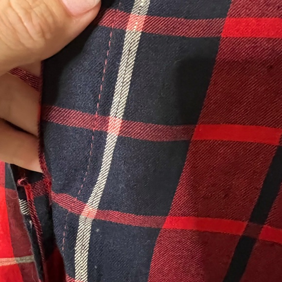 NOT FOR SALE The Supersoft Flannel Shirt Shimmery Holiday Plaid - Picture 6 of 6